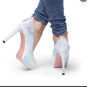 DEB WOMEN"S PEEP TOES HIGH HEEL STILETTOS PUMP SHOES